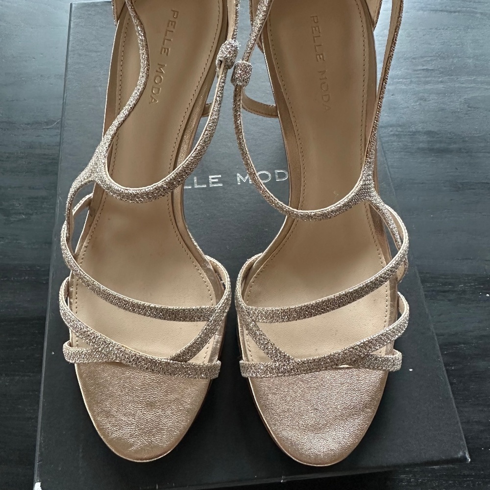 Pelle Mode Ruby Heels Platinum Gold 9
